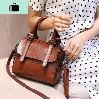 包包女2020新款潮时尚手提包气质女神牛皮单肩斜挎托特包NEW LAKE女斜挎包