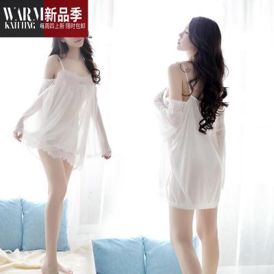 情趣内衣性感睡衣套装透明小胸大码睡裙挑逗文胸诱惑女家居服SHANCHAO