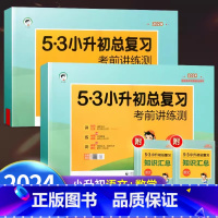 [23版两本]小升初语文+数学总复习 小学升初中 [正版]2024新版53小升初真卷2023总复习全套语文数学英语人教版