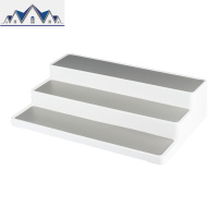 创意厨房桌面调味品分层置物架三层护肤化妆品模型收纳整理架 三维工匠