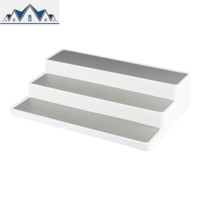 创意厨房桌面调味品分层置物架三层护肤化妆品模型收纳整理架 三维工匠