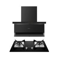 万和(Vanward) L03Q+Q1L03Q(液化气)顶侧双吸7字型烟灶套装 25m³大吸力 挥手感应 智旋干洗