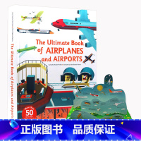 [正版]飞机机场趣味科普立体翻翻书 英文原版 The Ultimate Book of Airplanes and A