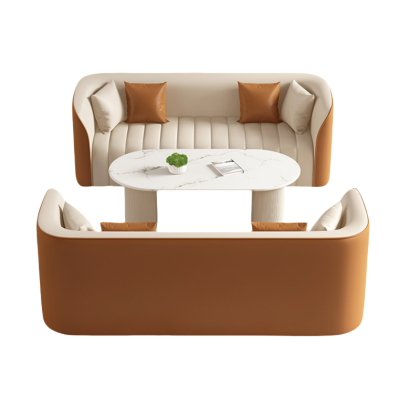 悦兴诚办公沙发200*70*72cm(3+3+茶几)套