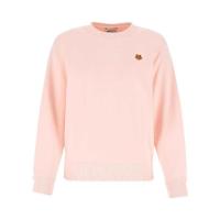 高田贤三(Kenzo)粉色圆领卫衣女款长袖棉质舒适百搭休闲运动潮牌