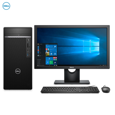 戴尔(DELL)OptiPlex7080MT商用台式电脑21.5英寸屏（i7-107008GB1TB+256GB固态2G独显刻录W10H）