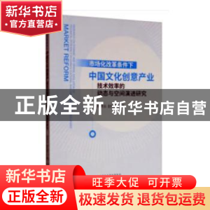 正版 市场化改革条件下中国文化创意产业技术效率的动态与空间演