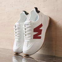 秋季新款透气ins潮韩版皮面鞋女学生街拍跑步运动休闲