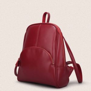 斯妮拉 2023新款时尚牛皮多功能学院风双肩包女包韩版潮流休闲背包女旅行百搭包包学生背包简约时尚休闲背包