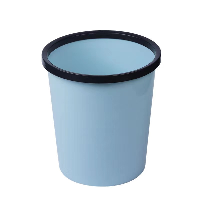 蔚岸压圈式垃圾桶办公室垃圾娄小号(多色可选)25*22cm/个