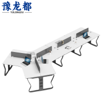 豫龙都屏风桌七人位张