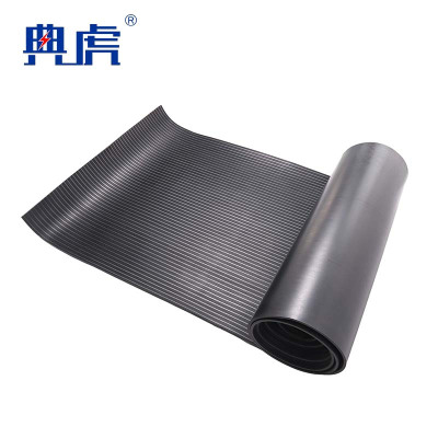 典虎 绝缘胶垫 黑色条纹 25kv 5米*1米*8mm 卷