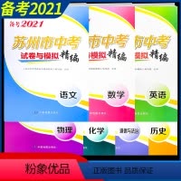 [备战中考] 语文 江苏省 [正版]苏州 市中考试卷与模拟精编语文数学英语物理化学道德与法治历史初中生初三总复习高效训练