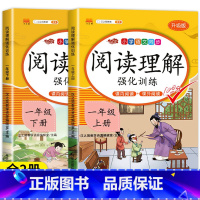 [1年级上下册]阅读理解(2本) 小学一年级 [正版]一年级阅读理解每日一练 老师语文课外阅读理解训练题人教版专项强化训