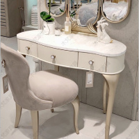 风轻奢梳妆台现代简约卧室网红款梳妆台创意设计师美式化妆桌