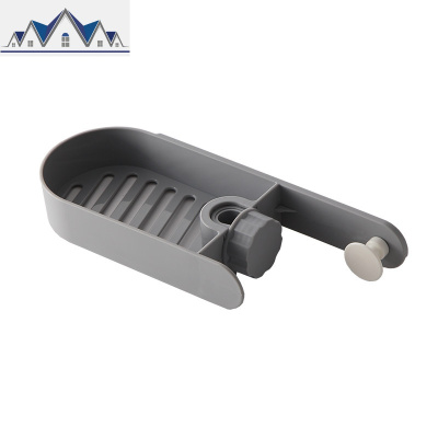 厨房水龙头沥水海绵抹布钢丝球沥水置物收纳架卫生间水收纳篮 三维工匠