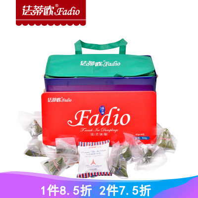 法蒂欧马赛港湾法式冰粽礼盒16只装960g端午粽子送礼必备