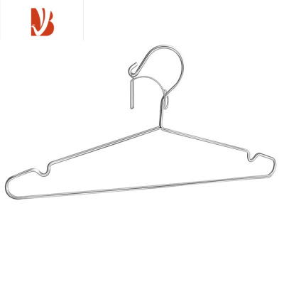 三维工匠不锈钢带卡扣防风衣架子扣防滑成人家用晒衣架儿童挂钩晾衣架