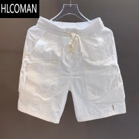 HLCOMAN夏季新款男士速干口袋拉链工装短裤韩版百搭宽松情侣薄款五分裤