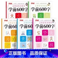 [推荐全套5阶]点阵控笔学前600字 [正版]幼儿学前600字点阵控笔训练幼小衔接汉字描红练字帖幼儿园大班学前班笔画