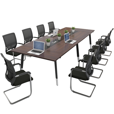 慧采云 办公家具会议室会议桌长桌简约现代长方形培训洽谈桌办公桌椅组合颜色备注
