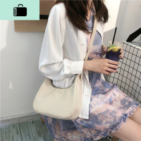 包包新款潮腋下包中古包女2020简约百搭手提包月亮饺子包单肩斜挎NEW LAKE女斜挎包