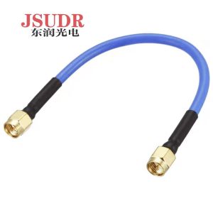 JSUDR东润射频RG402半柔连接线 SMA公转SMA公-0.4米 +根