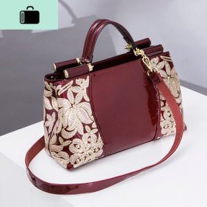 2020新款妈妈包时尚中年女包简约大气大容量皮单肩斜挎手提包包NEW LAKE