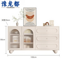 豫龙都餐边柜玻璃款台