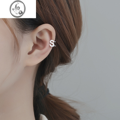JiMi26字母耳夹女无耳洞耳骨夹2023年新款潮耳挂式耳环高级感小众设计