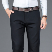 金盾(KIN DON)男士休闲裤子秋冬季潮宽松直筒男裤商务西裤百搭长裤天丝免烫休闲裤