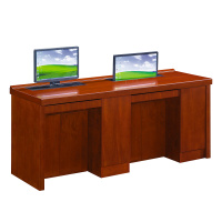 初嘉(CJ)DNZ-05智能会议学习培训桌多媒体升降桌智能培训电脑桌 双人位