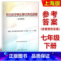 七年级下数学.仅参考答案 七年级下 [正版]2024光明修订本 初中数学单元测试参考答案(含堂堂练)七年级第二学期/7年