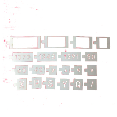 HENUO 道岔标记字模 DCBJ-ZM 套