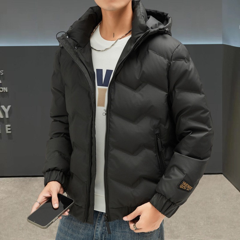 男士羽绒服冬季新款连帽时尚休闲百搭保暖抗寒白鸭绒羽绒男装外套