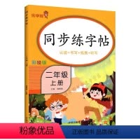 语文 [正版]乐学熊 同步练字帖 认读书写拓展听写 彩绘版 2 二年级上册 钱赛湖主编 山东美术出版社