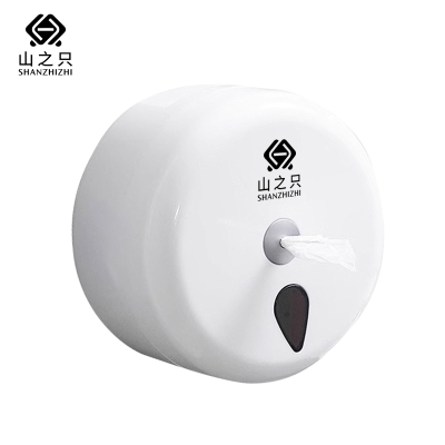 山之只 置物纸盘盒 白色中心抽 个