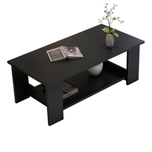 慧采云 办公家具茶几现代简约双层茶几桌条几茶桌小户型接待室茶桌边几茶台 120*60cm