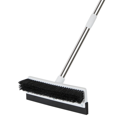 美丽雅 地板刷去污刮水两用刷浴室卫生间刮水器多功能长柄伸缩杆两用地板刷1个