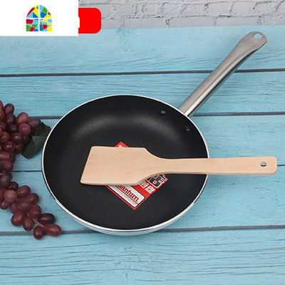 18/20/22/24/26/28/30/36CM复合底铝不粘烤盘平底煎锅 FENGHOU 32CM钢柄不粘锅+木铲