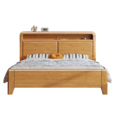 鑫木樽木质床135*200*97cm张