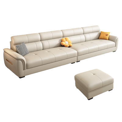 彭梵四人位真皮沙发3200*900*880mm张