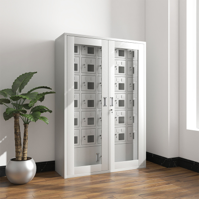 臻远手机存放柜可定制保管收纳柜可定制 三十门手机存放柜