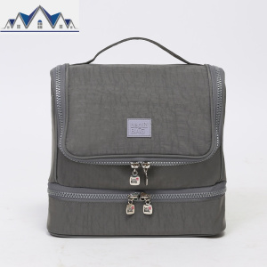 旅行洗漱包干湿分离男士防水户外生活用品大容量女便携收纳化妆包 三维工匠收纳包 深灰色