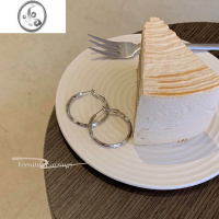 JiMi辣妹耳圈女轻奢小众设计感高级冷淡风耳钉耳环2023年新款洋气耳饰