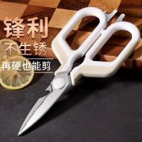 厨房食物剪家用锋利鸡骨剪不锈钢强力多功能烤肉杀鱼剪子N8169