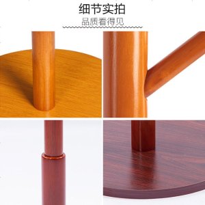 北欧极简风格衣帽架落地实木挂衣架卧室客厅衣服架子玄关