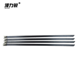 泽力锐 喷塑自锁式不锈钢扎带 7.9x300mm 根