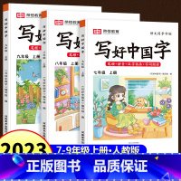 写好中国字练字帖 七年级上 [正版]写好中国字练字帖七八九年级上册语文同步字帖人教版写字课课练初中生控笔训练初一初二初三