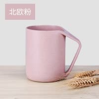 刷牙杯洗漱口杯简约家用牙缸创意韩国可爱洗漱用品套装学生宿舍女 三维工匠 北欧绿&北欧米洗漱杯